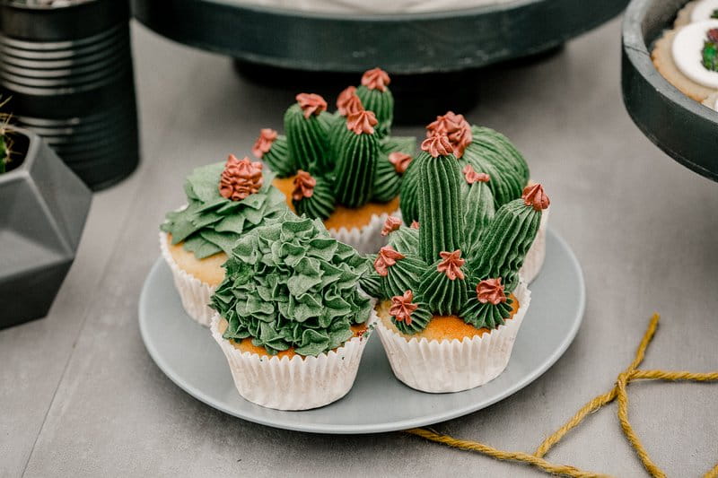 Cactus cupcakes