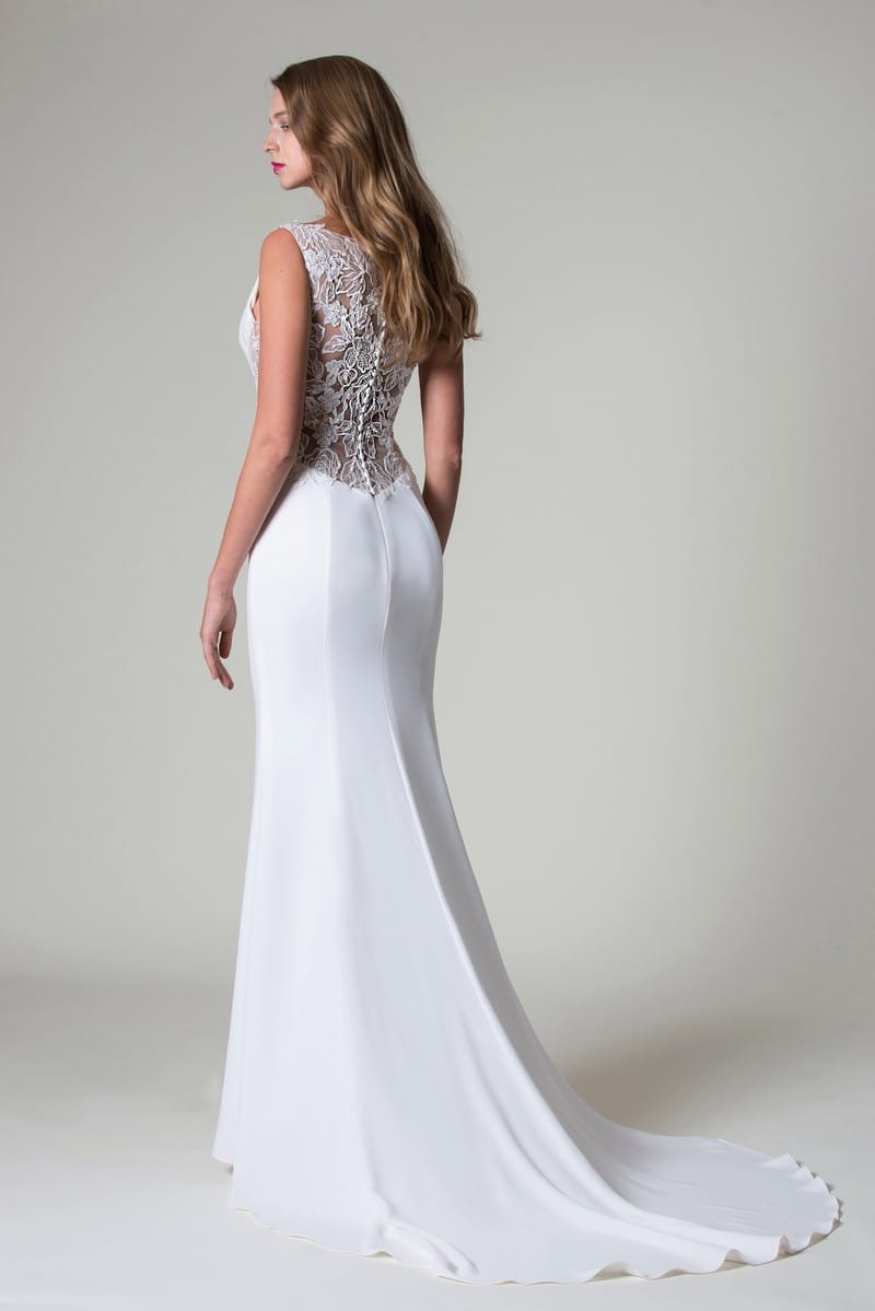 Back of Cassidy Wedding Dress from the MiaMia Beautiful You 2019 Bridal Collection