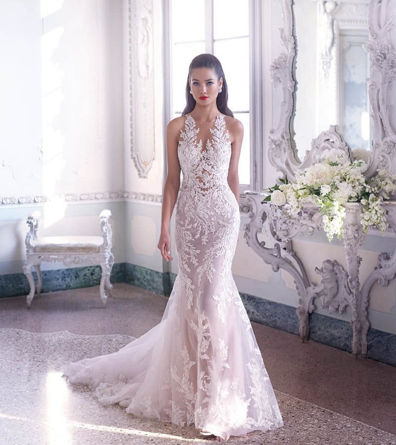 DP400 Louise Wedding Dress from the Platinum by Demetrios Clair de Lune 2019 Bridal Collection