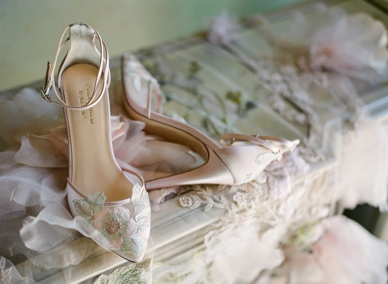 Flora Shoe from the Claire Pettibone for Bella Belle Bridal Shoes