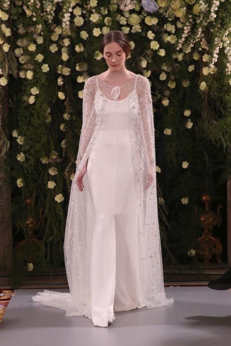 Acacia Slip with Crystal Cape from the Jenny Packham 2019 Bridal Collection