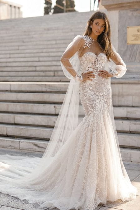 19-110 Wedding Dress from the BERTA Athens F/W 2019 Bridal Collection