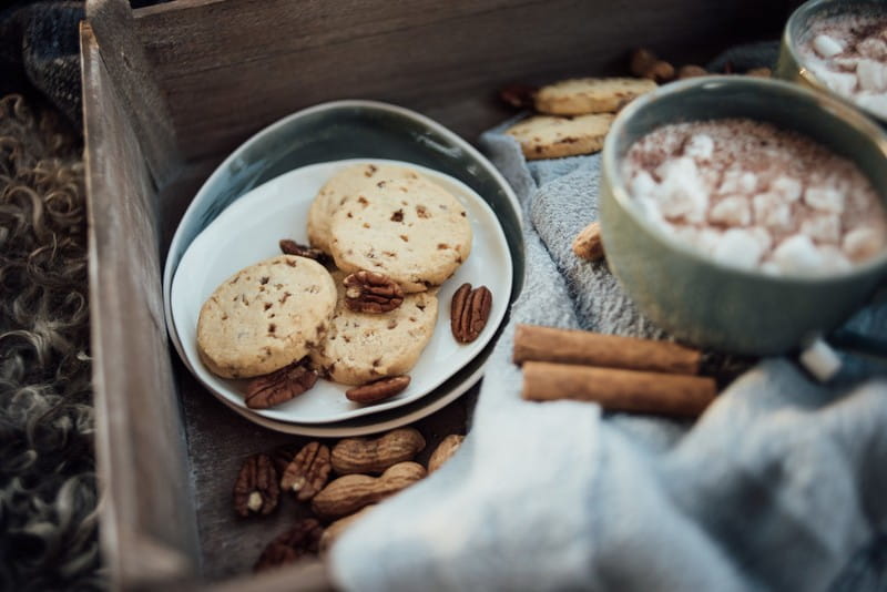 Cookies and hot chocolate