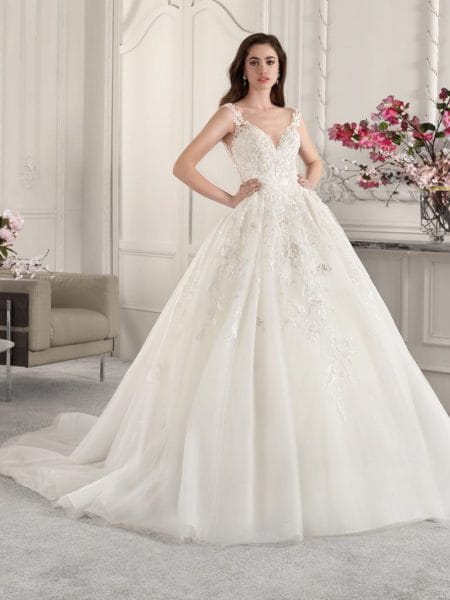 830 Wedding Dress from the Demetrios Starlight 2019 Bridal Collection