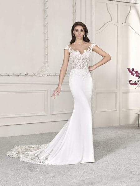 838 Wedding Dress from the Demetrios Starlight 2019 Bridal Collection