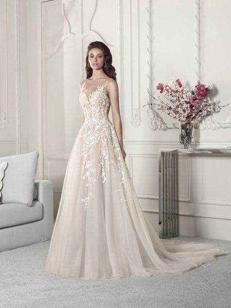 854 Wedding Dress from the Demetrios Starlight 2019 Bridal Collection