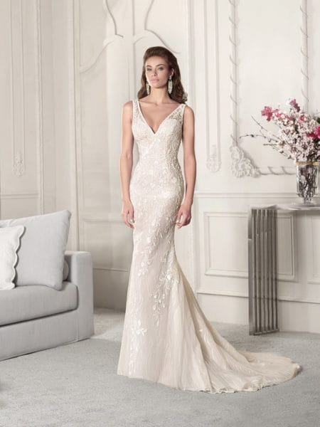 855 Wedding Dress from the Demetrios Starlight 2019 Bridal Collection