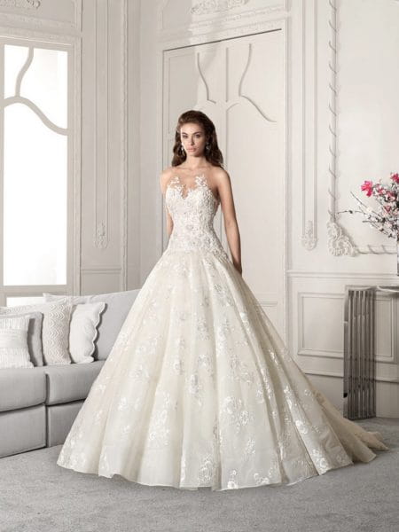 859 Wedding Dress from the Demetrios Starlight 2019 Bridal Collection