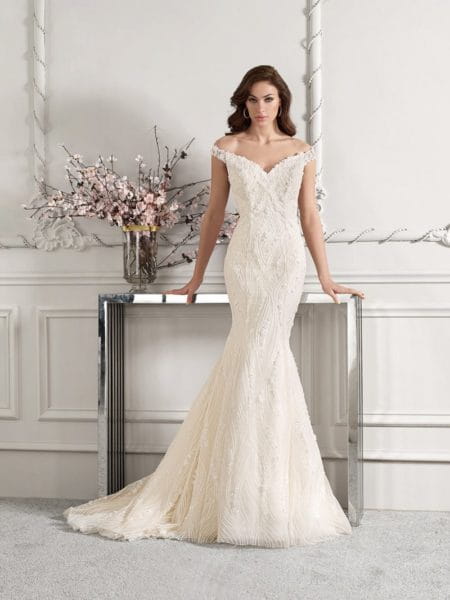 868 Wedding Dress from the Demetrios Starlight 2019 Bridal Collection