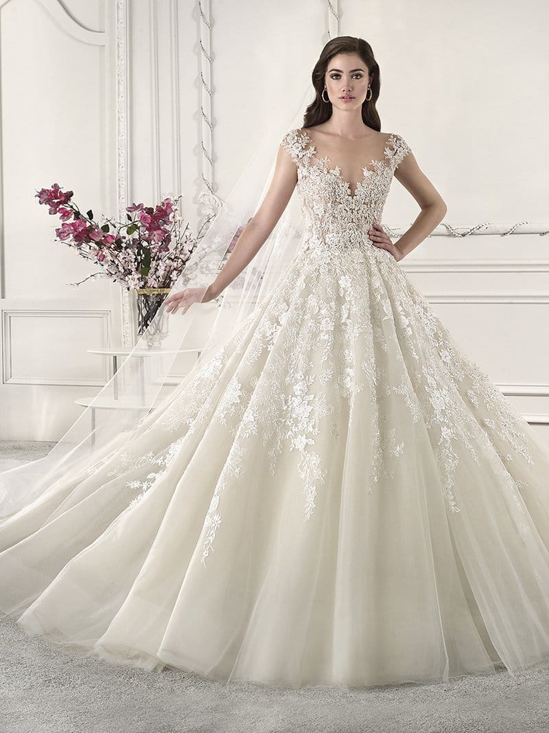 873 Wedding Dress from the Demetrios Starlight 2019 Bridal Collection