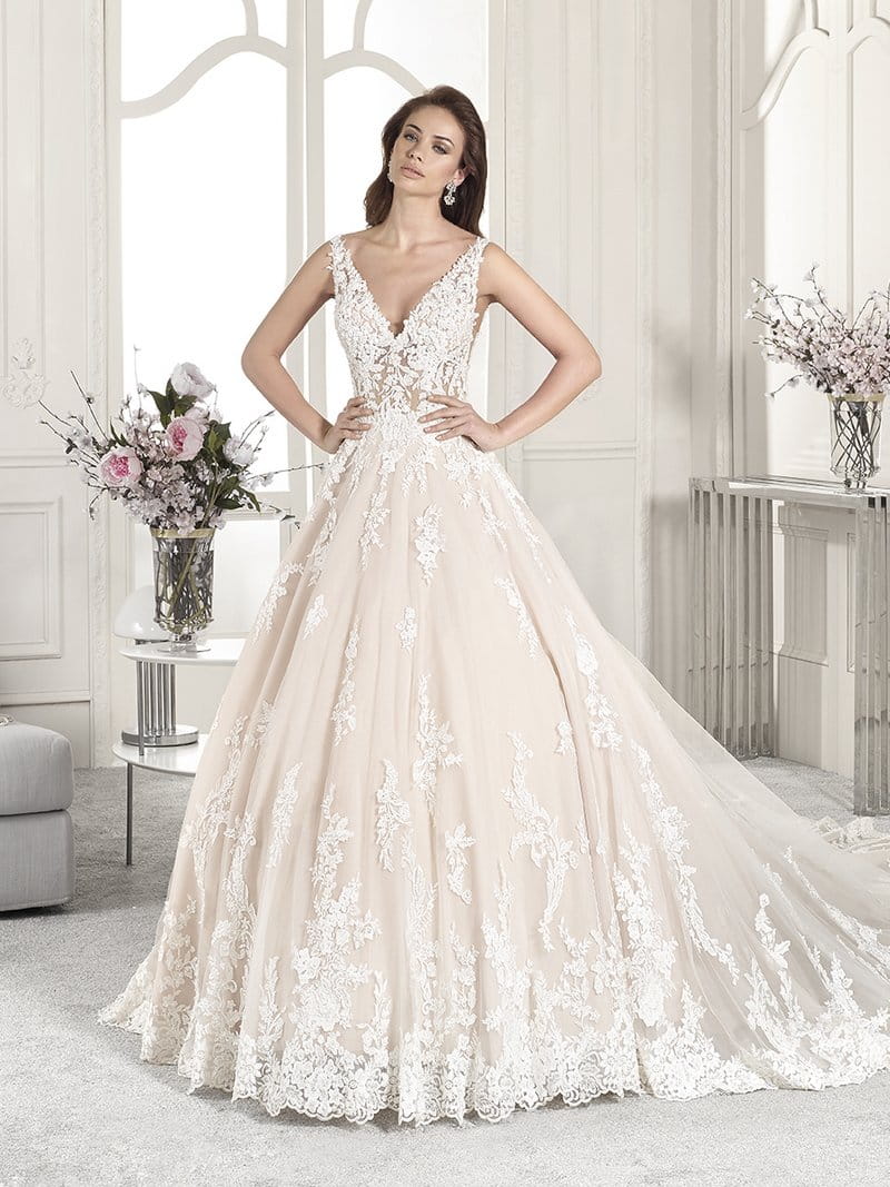 874 Wedding Dress from the Demetrios Starlight 2019 Bridal Collection