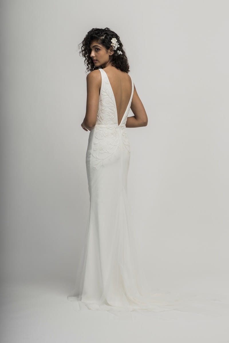 Back of Flora Wedding Dress from the Alexandra Grecco Cloud Nine 2019 Bridal Collection