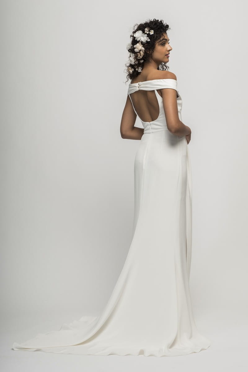 Back of Loren Wedding Dress from the Alexandra Grecco Cloud Nine 2019 Bridal Collection