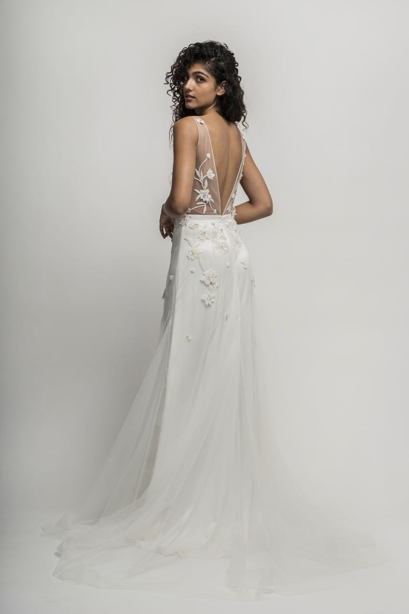 Back of Lucca Wedding Dress from the Alexandra Grecco Cloud Nine 2019 Bridal Collection