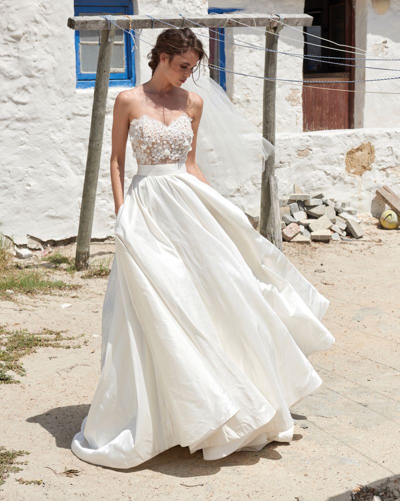 Scarlet Skirt from the Elbeth Gillis Arniston Blue 2019 Bridal Collection