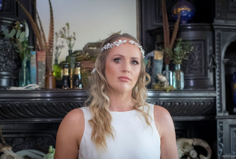 Bride with headband