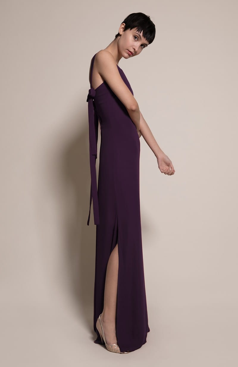 Berlin Bridesmaid Dress in Blackcurrant from the Rewritten SS19 Collection