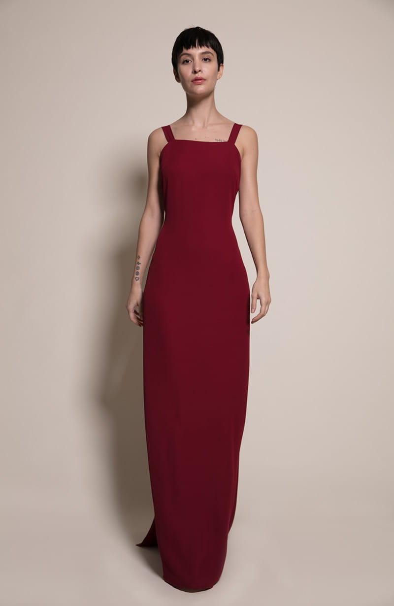 Berlin Bridesmaid Dress in Chianti from the Rewritten SS19 Collection