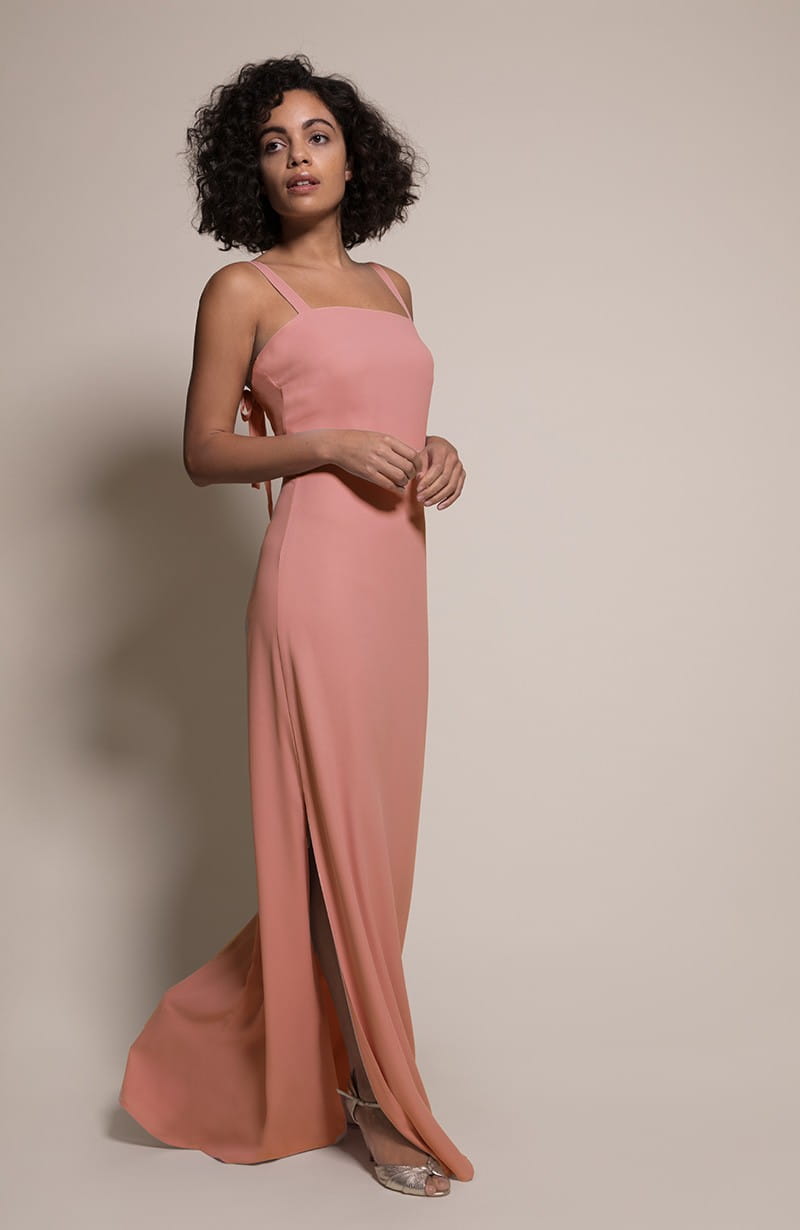 Berlin Bridesmaid Dress in Coral from the Rewritten SS19 Collection