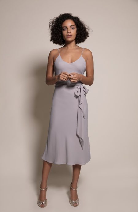 Oslo Bridesmaid Dress in Concrete from the Rewritten SS19 Collection