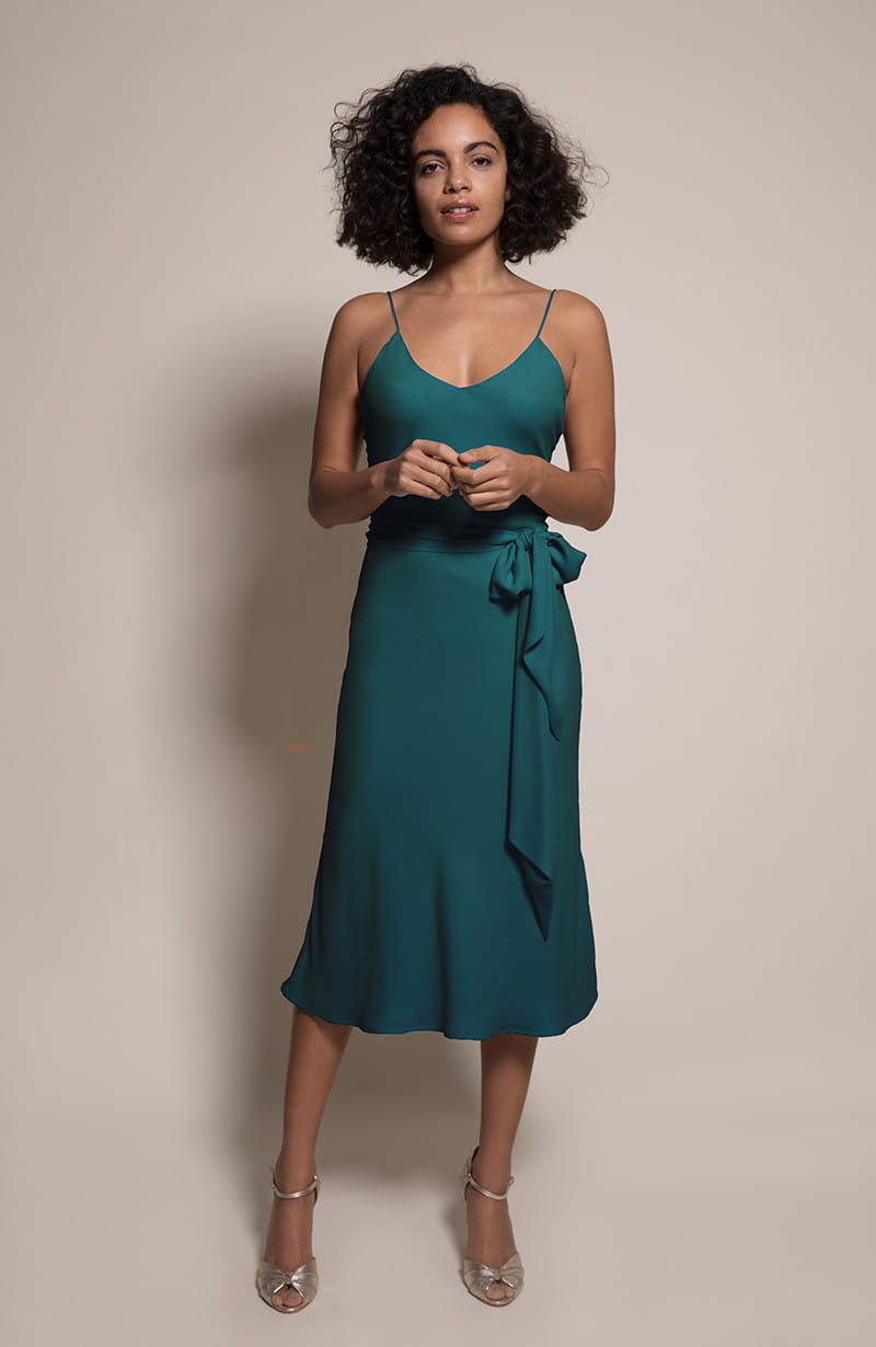 Oslo Bridesmaid Dress in Forest from the Rewritten SS19 Collection