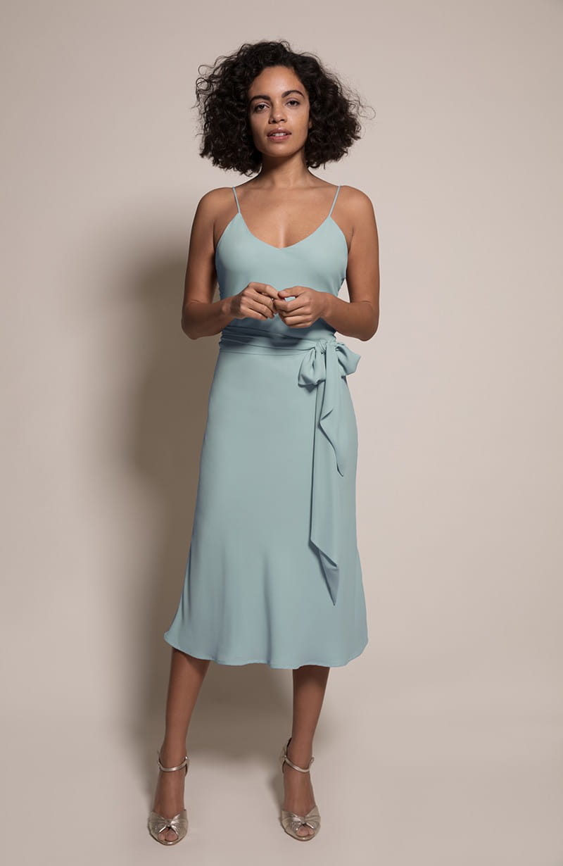 Oslo Bridesmaid Dress in Marine from the Rewritten SS19 Collection