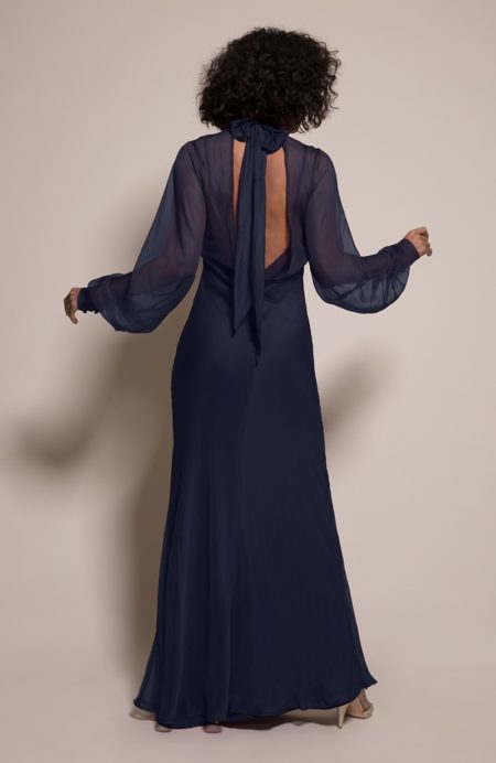 Prague Bridesmaid Dress in Ink from the Rewritten SS19 Collection