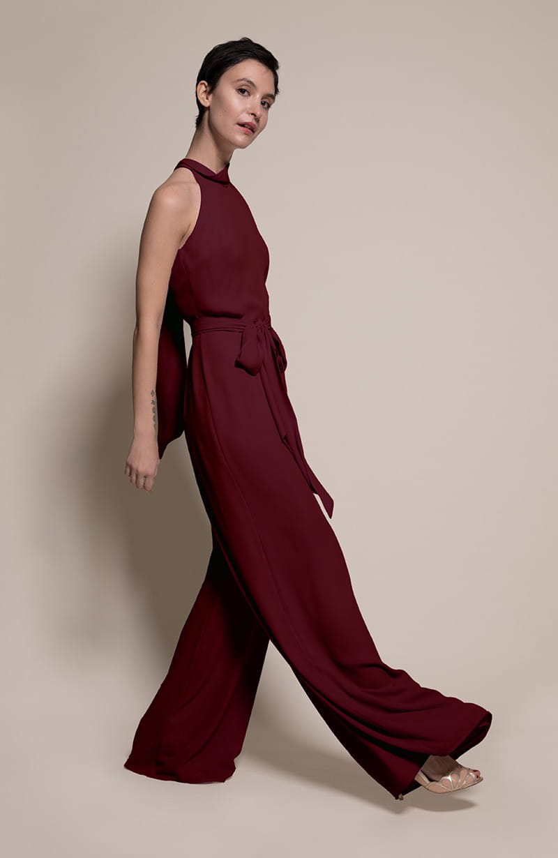 Soho Bridesmaid Jumpsuit in Chianti from the Rewritten SS19 Collection