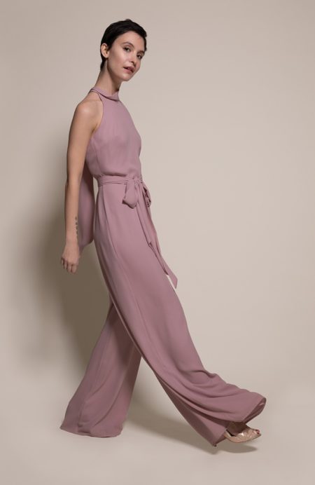 Soho Bridesmaid Jumpsuit in Heather from the Rewritten SS19 Collection