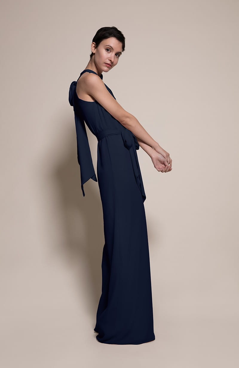 Soho Bridesmaid Jumpsuit in Ink from the Rewritten SS19 Collection