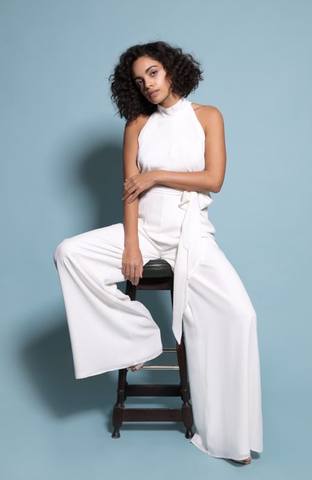 Soho Bridesmaid Jumpsuit in Ivory from the Rewritten SS19 Collection