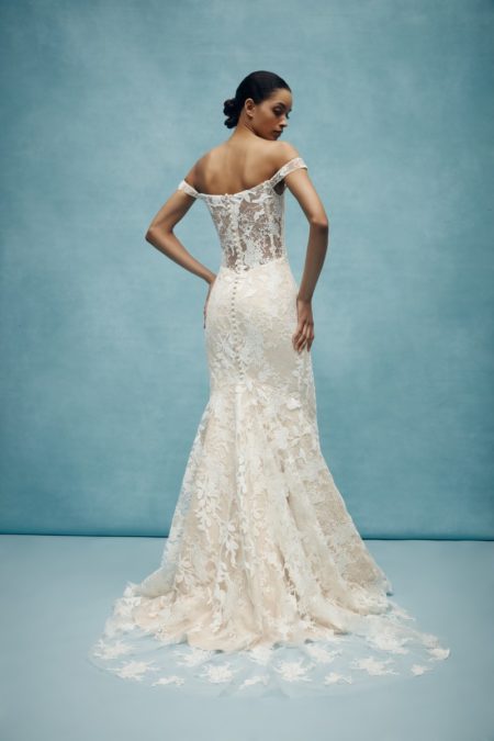 Back of Walton Wedding Dress from the Anne Barge Spring 2020 Bridal Collection
