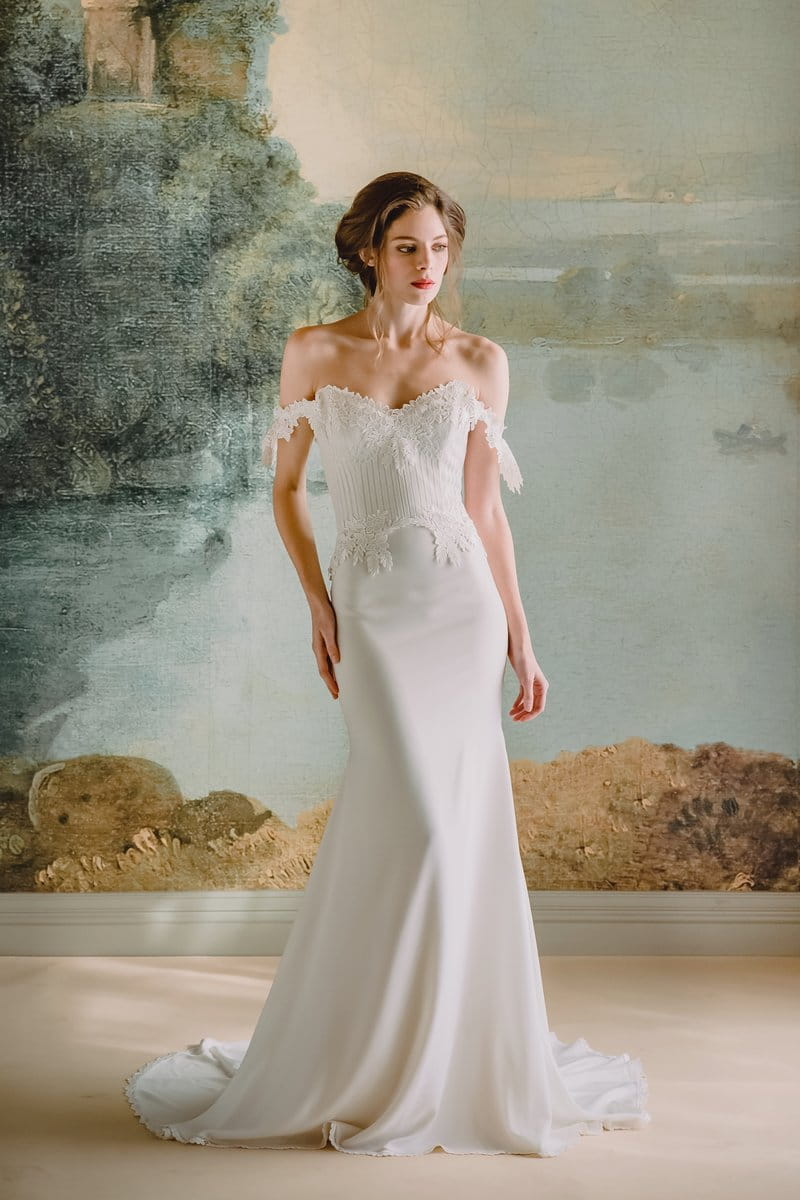 Arabella Wedding Dress from the Claire Pettibone Timeless Bride 2019 Bridal Collection