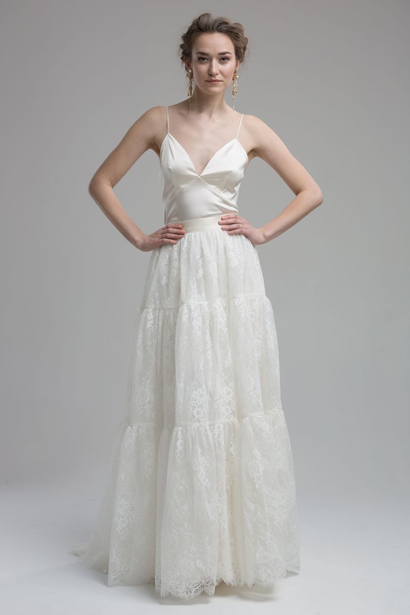 Dale Top with Ocean Skirt from the KATYA KATYA Wanderlust 2018-2019 Bridal Collection