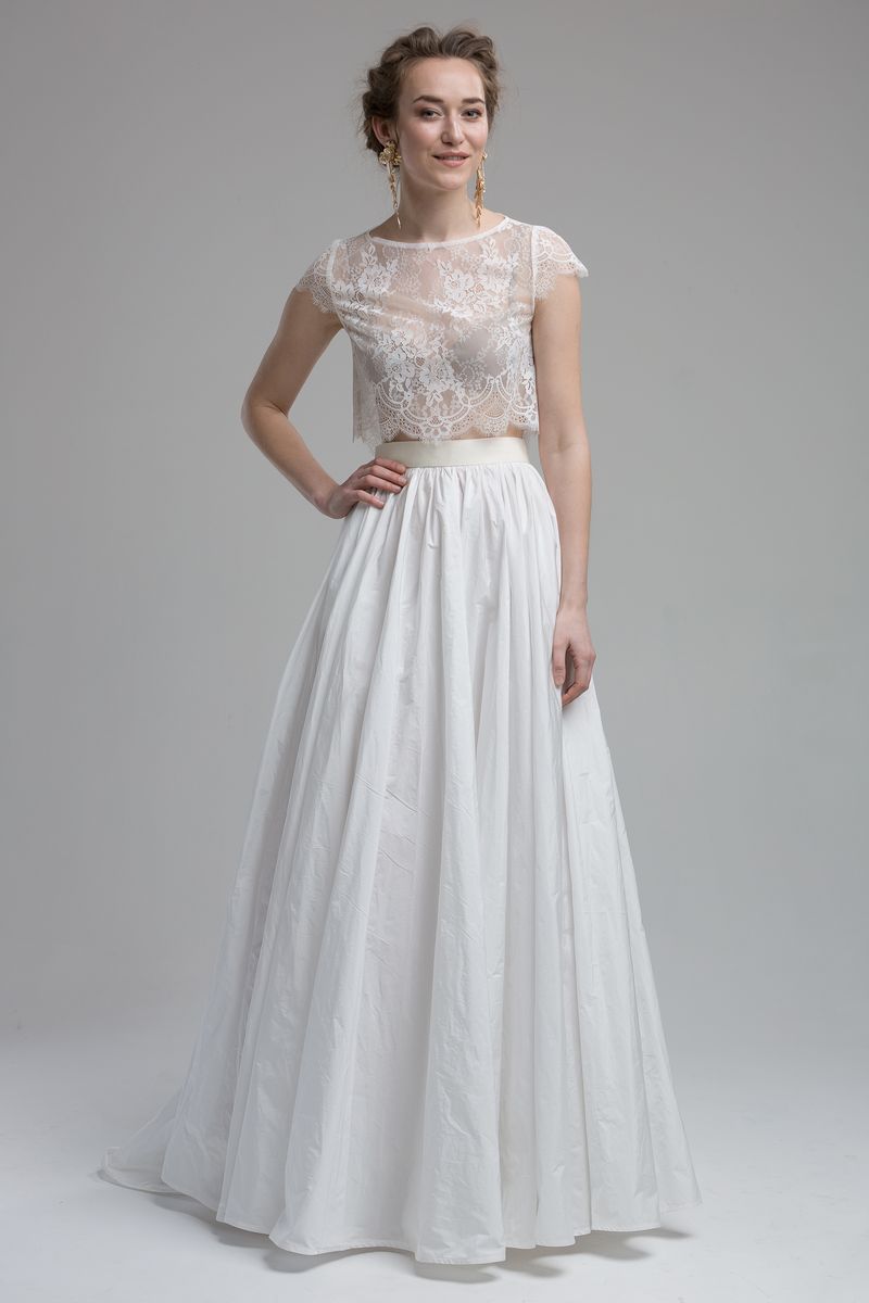 Glenn Top with Afon Skirt from the KATYA KATYA Wanderlust 2018-2019 Bridal Collection