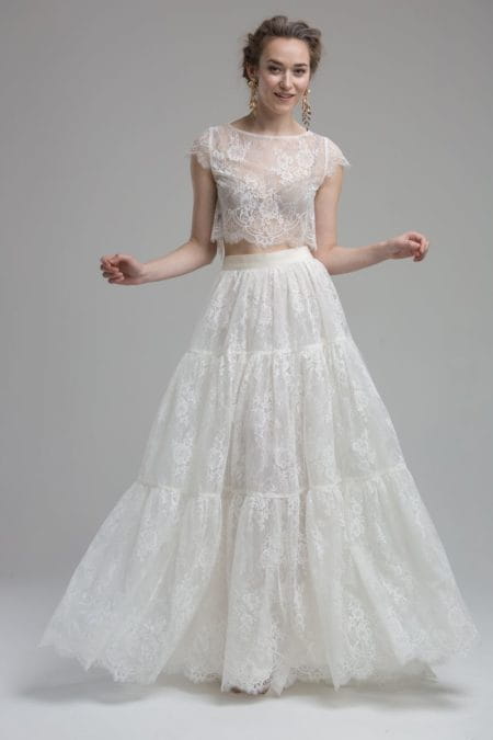 Glenn Top with Ocean Skirt from the KATYA KATYA Wanderlust 2018-2019 Bridal Collection