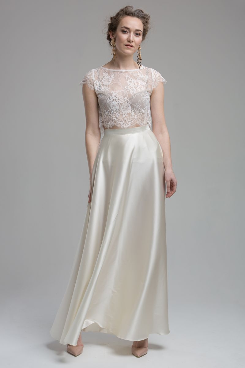 Glenn Top with Terra Skirt from the KATYA KATYA Wanderlust 2018-2019 Bridal Collection