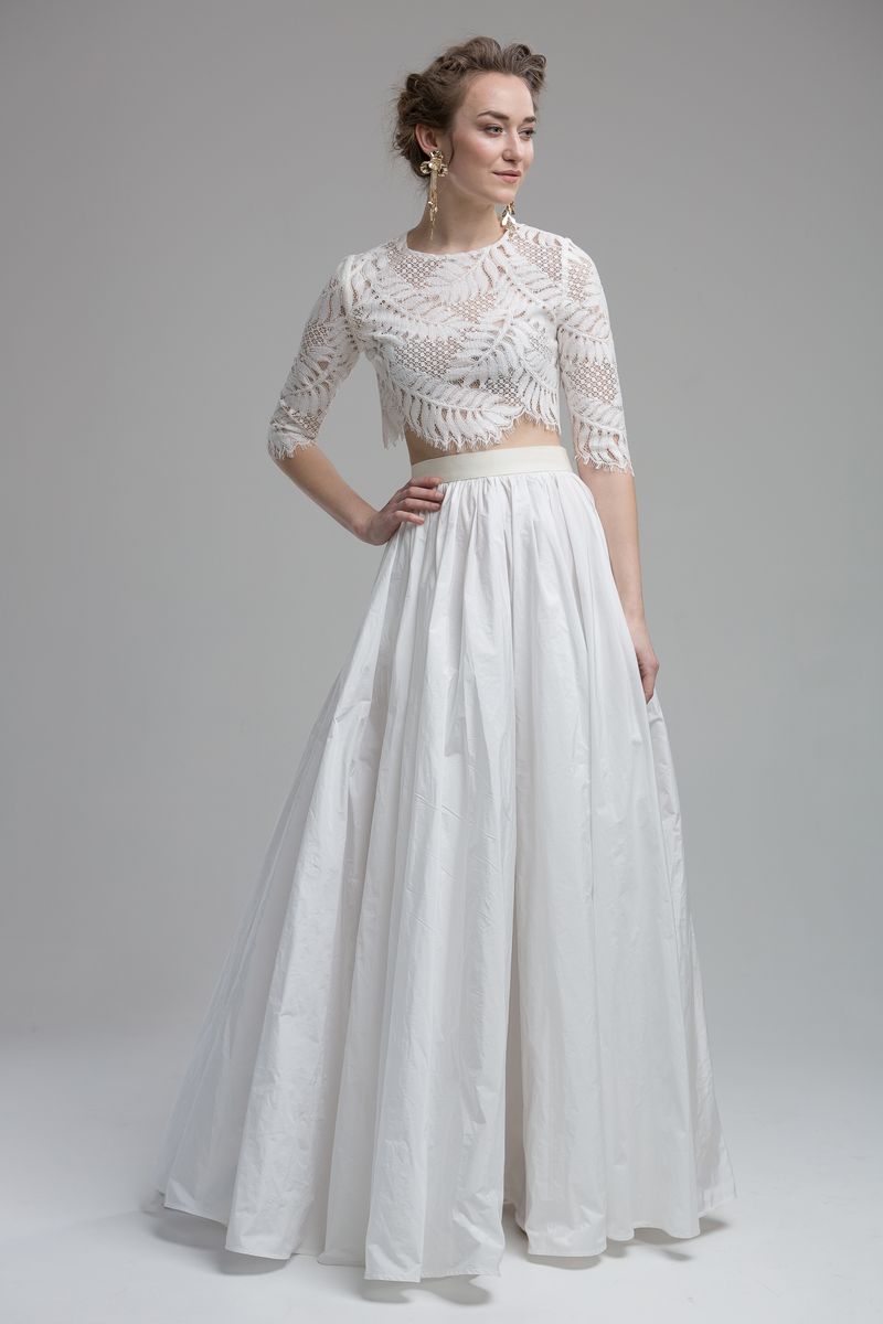 Logan Top with Afon Skirt from the KATYA KATYA Wanderlust 2018-2019 Bridal Collection