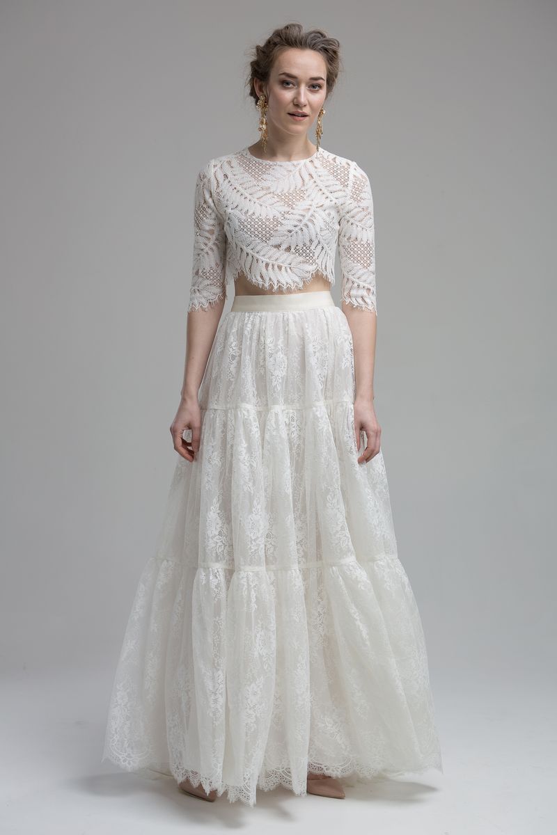 Logan Top with Ocean Skirt from the KATYA KATYA Wanderlust 2018-2019 Bridal Collection