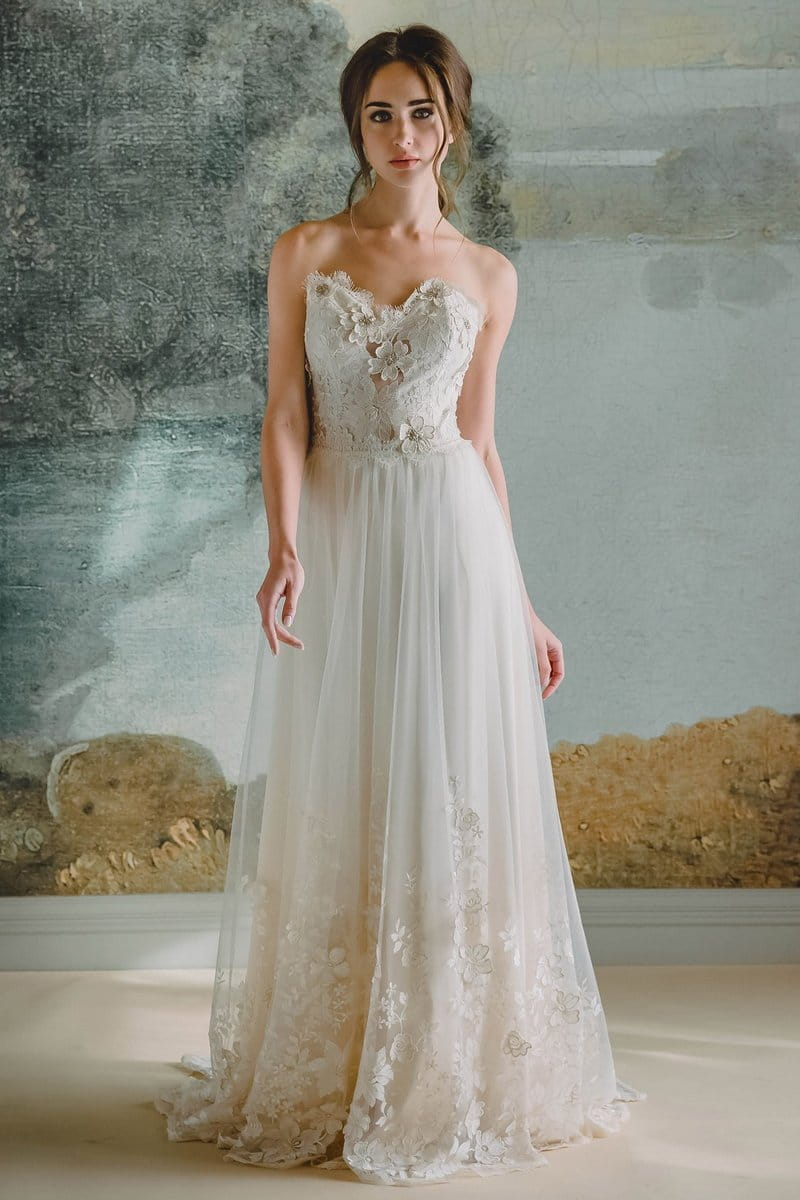 Lucinda Wedding Dress from the Claire Pettibone Timeless Bride 2019 Bridal Collection