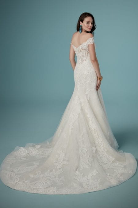 Back of Maeleigh Wedding Dress from the Maggie Sottero Ambrose Fall 2019 Bridal Collection