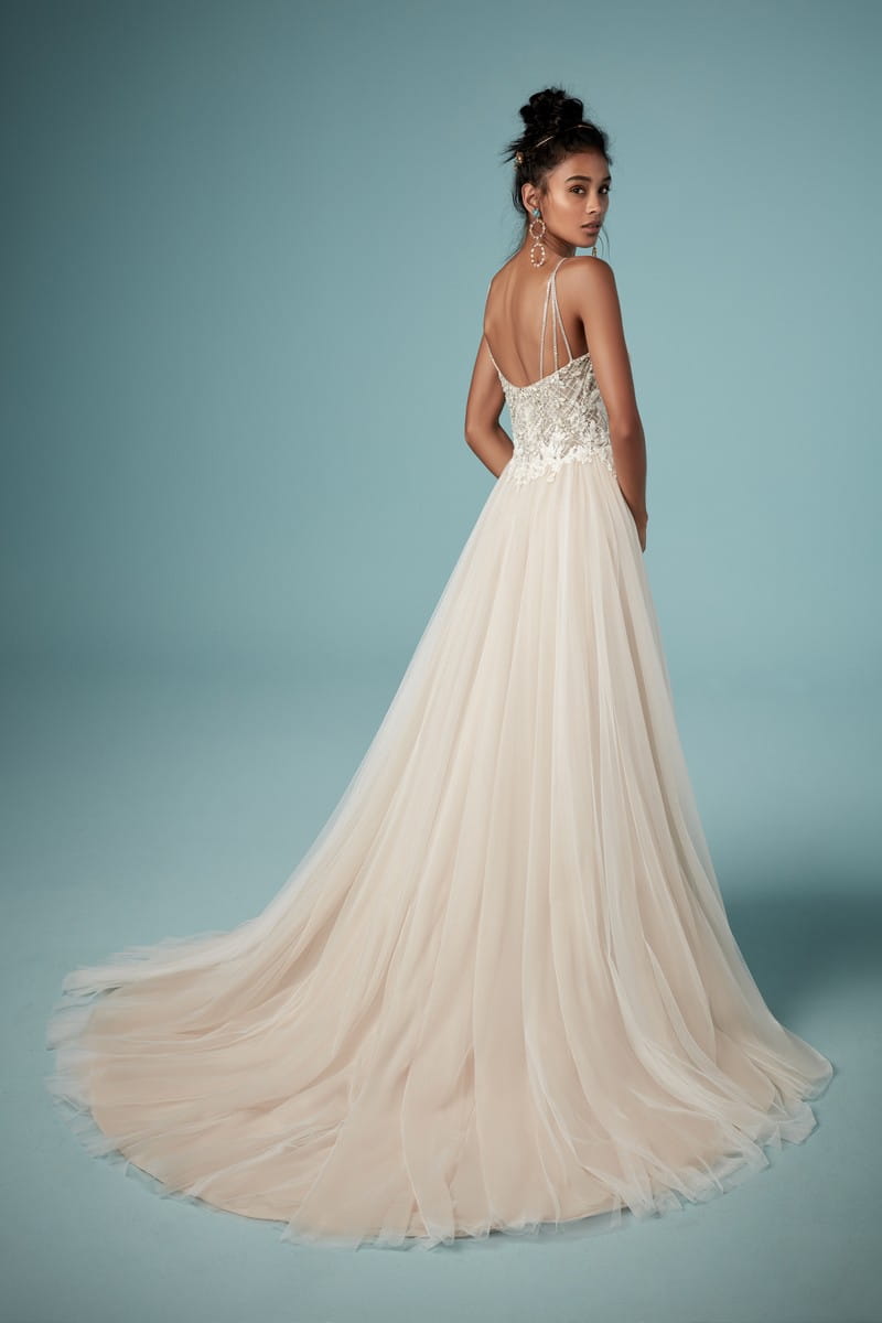 Back of Matilda Wedding Dress from the Maggie Sottero Ambrose Fall 2019 Bridal Collection