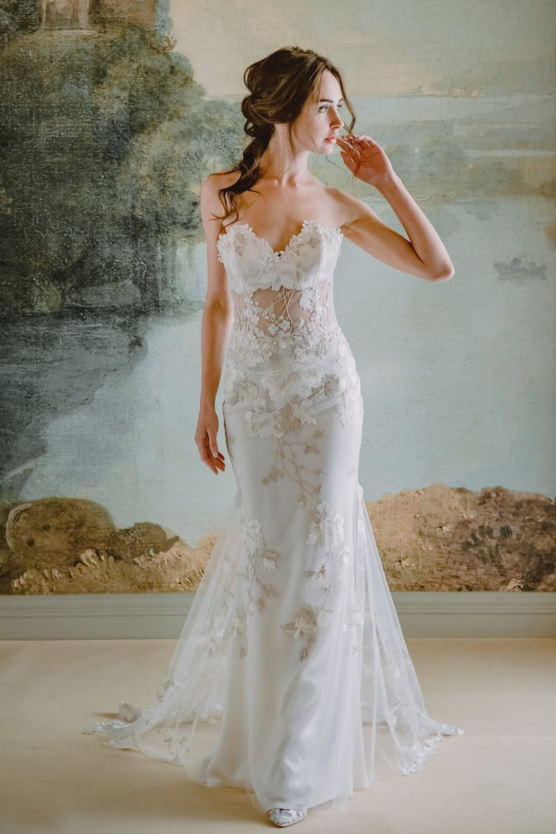 Odessa Wedding Dress from the Claire Pettibone Timeless Bride 2019 Bridal Collection