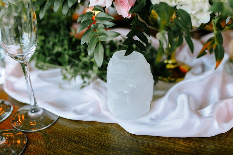 Small ornament on wedding table