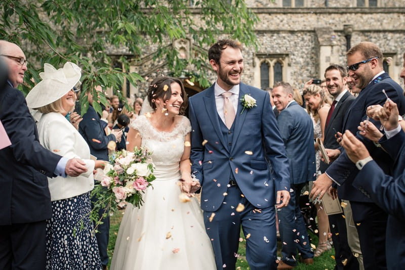 Becky Harley Photography's favourite picture of wedding confetti moment
