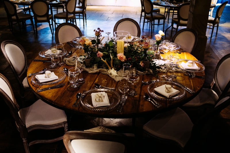 Wedding table in Le Petit Chateau