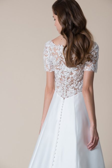 Back of Afton Wedding Dress from the MiaMia Flying Down to Rio 2020 Bridal Collection