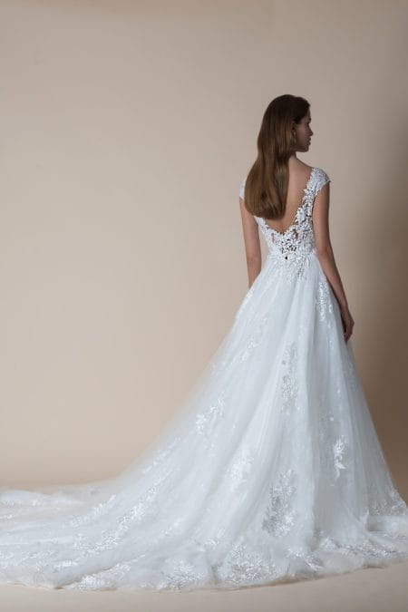 Back of Bailey Wedding Dress from the MiaMia Flying Down to Rio 2020 Bridal Collection