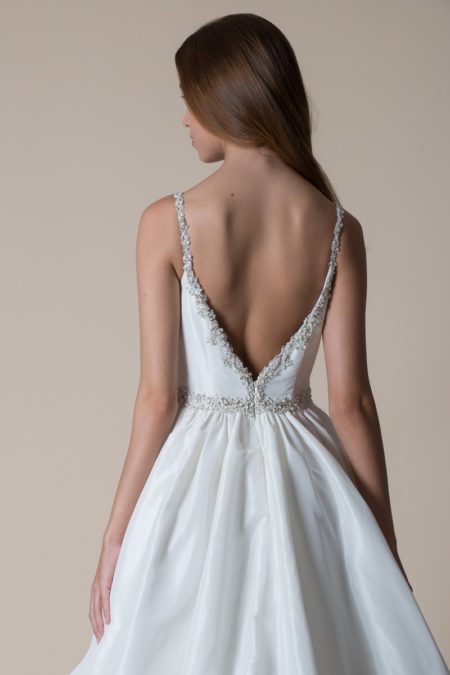 Back of Charity Wedding Dress from the MiaMia Flying Down to Rio 2020 Bridal Collection