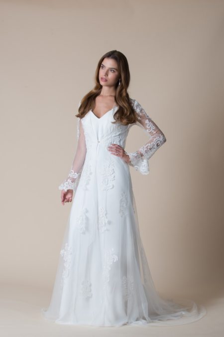 Eliza Wedding Dress with Coat from the MiaMia Flying Down to Rio 2020 Bridal Collection